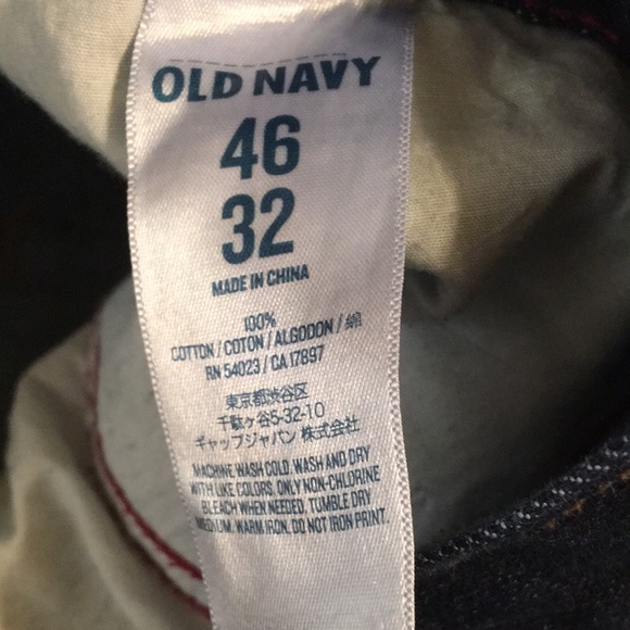 Mens OLD NAVY FAMOUS JEANS size 46 X 32 - Picture 6 of 8